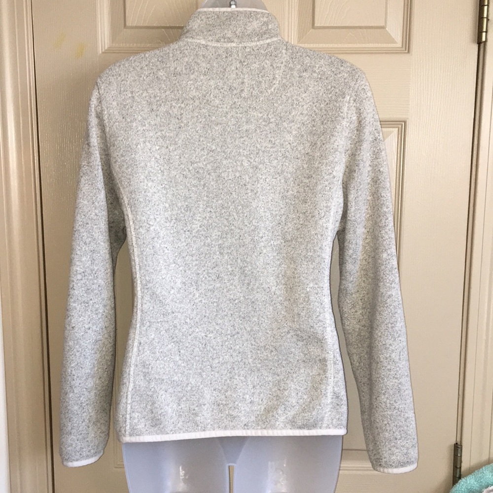 Bass Maine Oatmeal zipper sweatshirt medium GUC - Picture 4 of 10